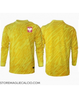 Polonia Portiere Maglia Gara Casa Repliche Europei 2024 Maniche Lunghe